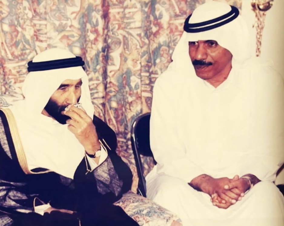 Archival photograph from Obaid Al Taboor's decades of service
